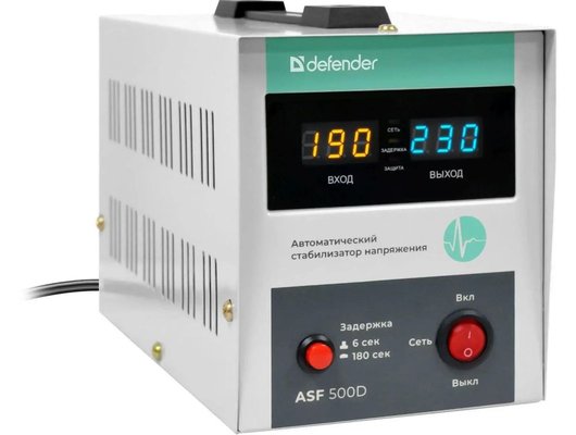 Стабилизатор напряжения Defender ASF 500D (99034)